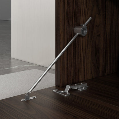 Meuble TV quatre portes à effet bois avec portes abattantes - 95,7 po (largeur)