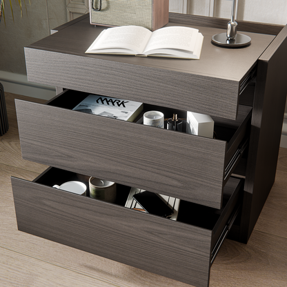 Table de nuit intelligente verrouillable avec tiroir à fusil