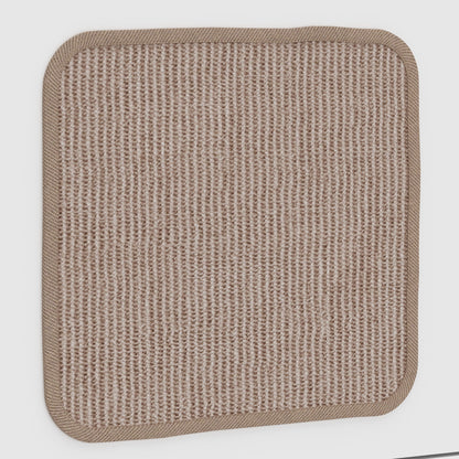 Enclos double pour litière avec portes en sisal et rangement