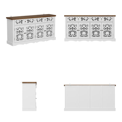 Buffet/meuble de rangement de 63 po de largeur