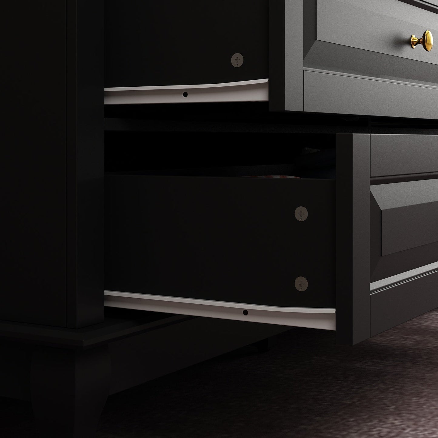 Commode double à 9 tiroirs