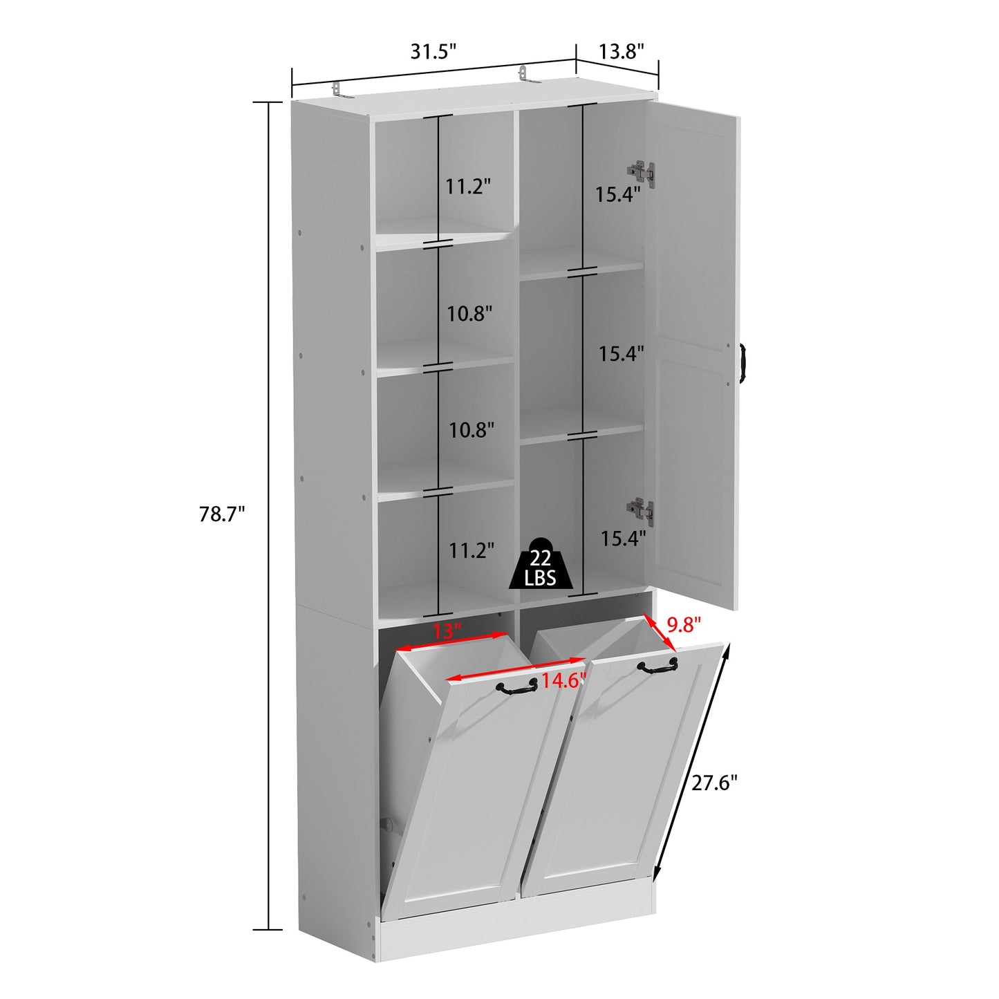 Meuble de salle de bain élégant avec finition blanche