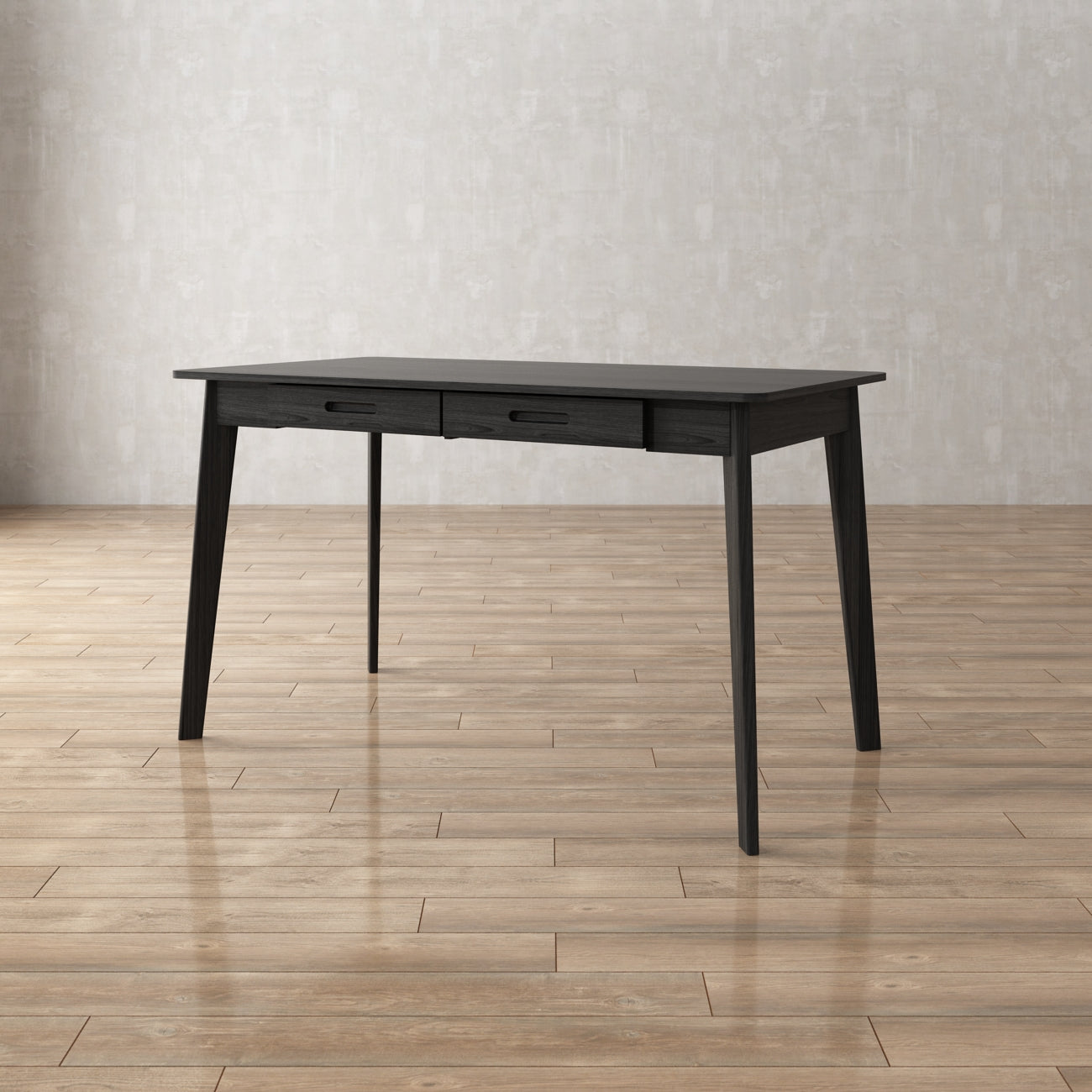 Bureau minimaliste en bois, large et robuste, 47,2 cm de large.