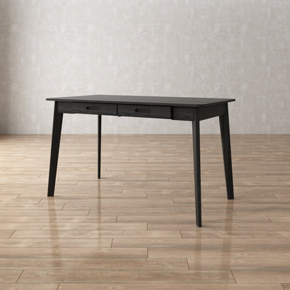 Bureau minimaliste en bois, large et robuste, 47,2 cm de large.