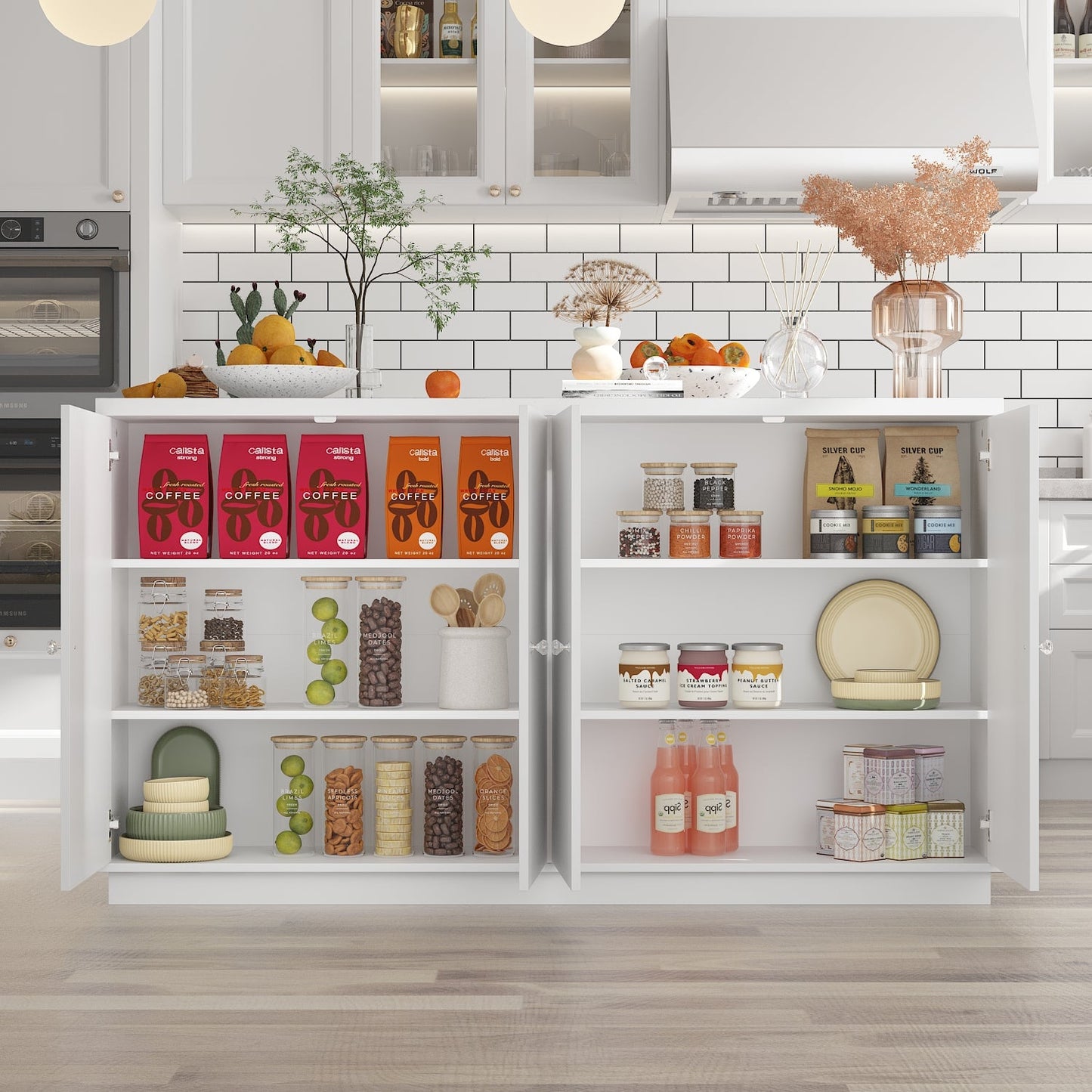 Îlot de cuisine double face