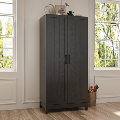 Grand organisateur de placard de cuisine avec porte-bouteilles