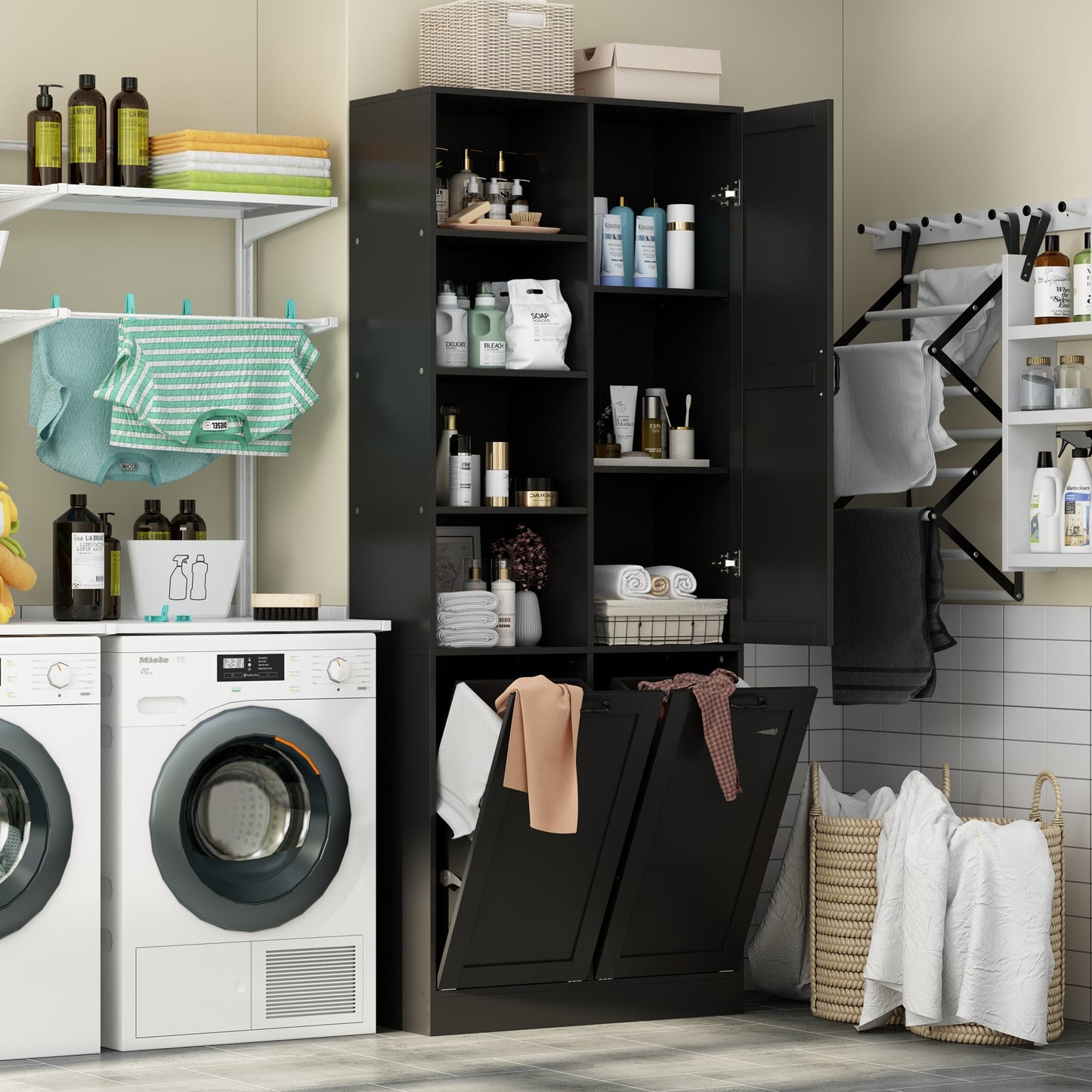 Meuble de salle de bain élégant avec finition blanche