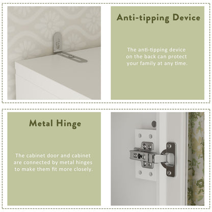 Bibliothèque vitrine avec 2 tiroirs et portes vitrées