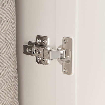 Grande armoire de rangement avec 3 portes et 5 tiroirs