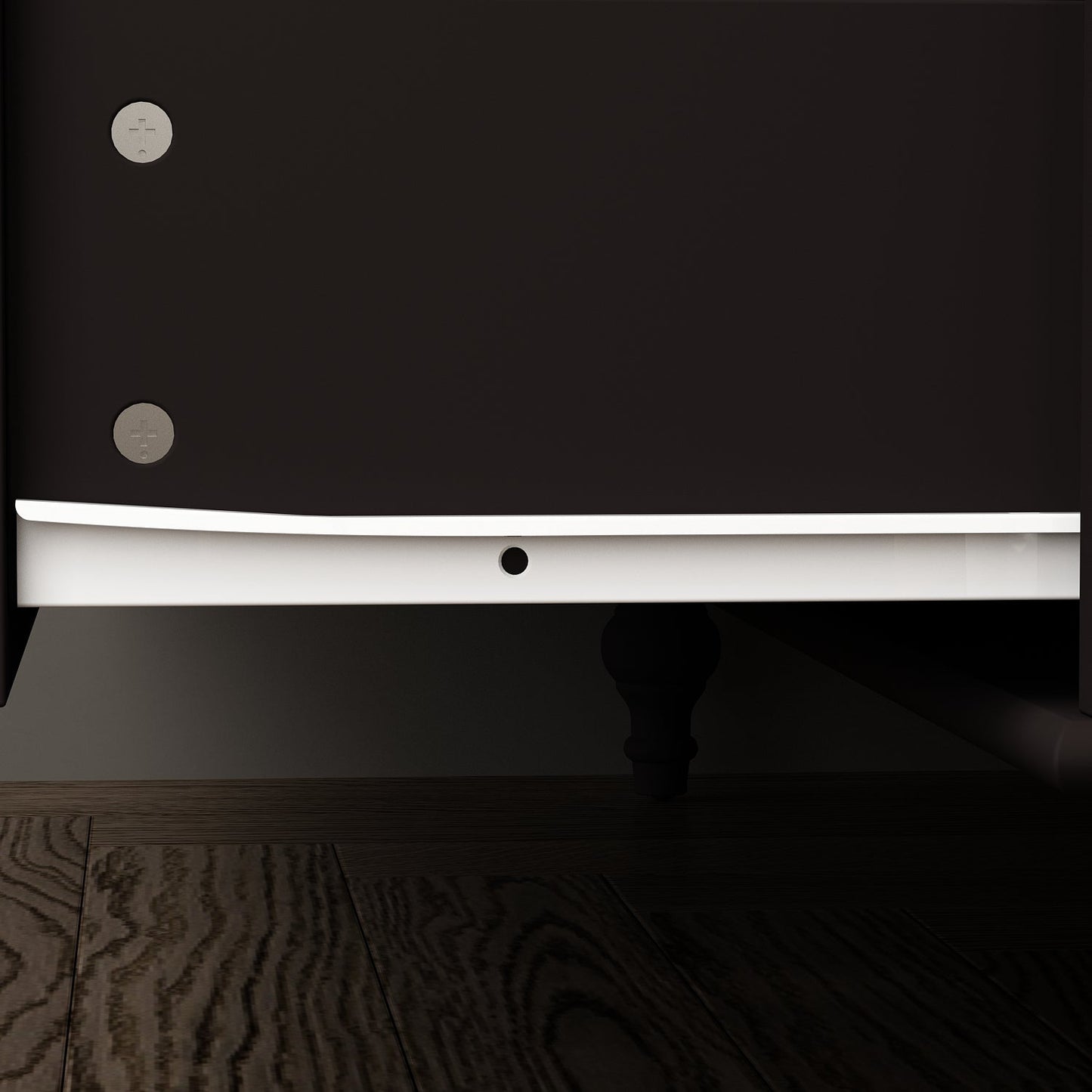 Grande armoire de rangement avec 3 portes et 5 tiroirs