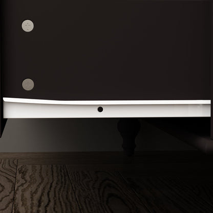 Grande armoire de rangement avec 3 portes et 5 tiroirs