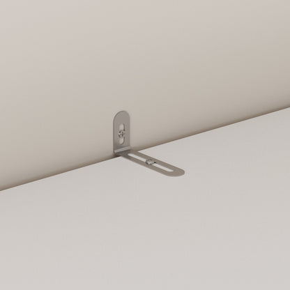 Bibliothèque à 11 tiroirs avec portes vitrées, 78,7 po H x 110 po L