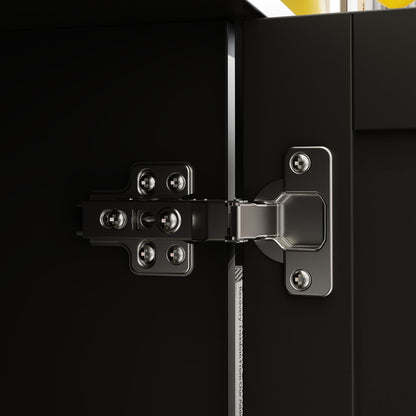 Commode à 4 portes avec pieds en métal