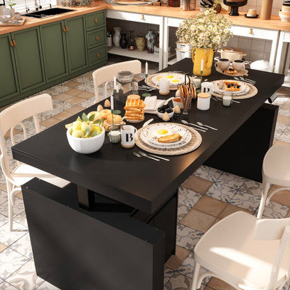 Îlot de cuisine relevable