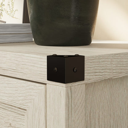 Commode rustique en bois de style campagnard, 12 tiroirs, 175,5 cm de large