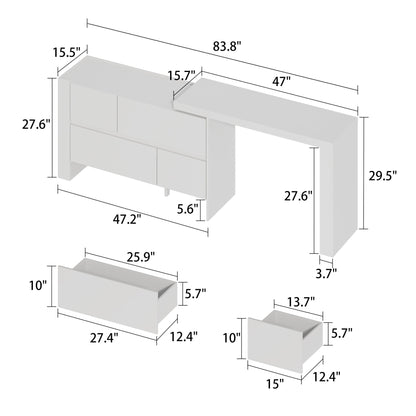 Bureau de 83,8 pouces