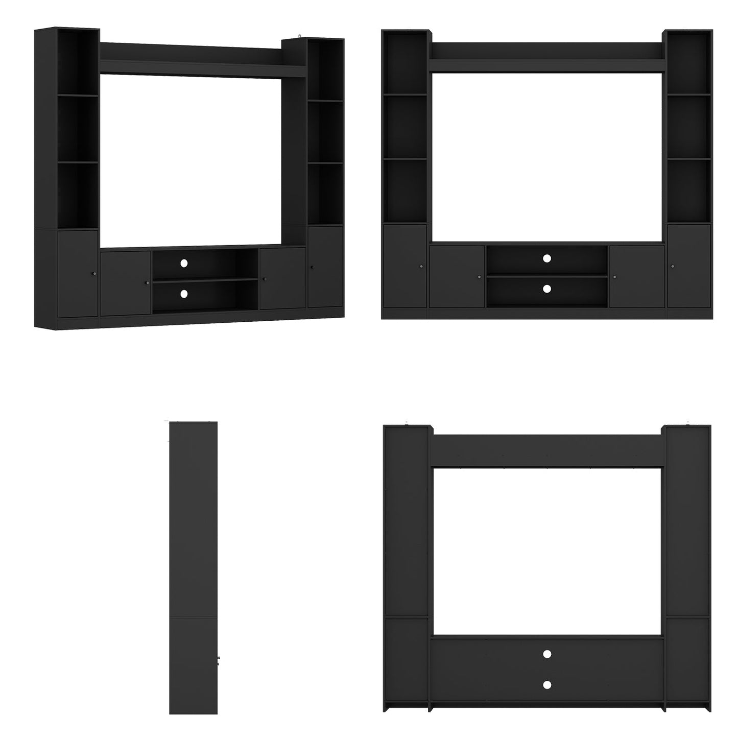 Centre de divertissement moderne de 81,1 pouces