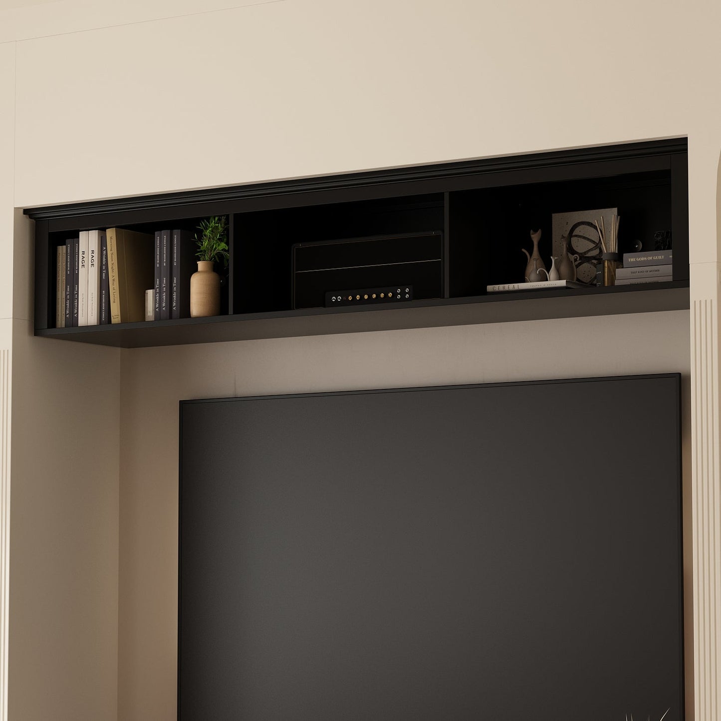 Meuble TV grand centre de divertissement