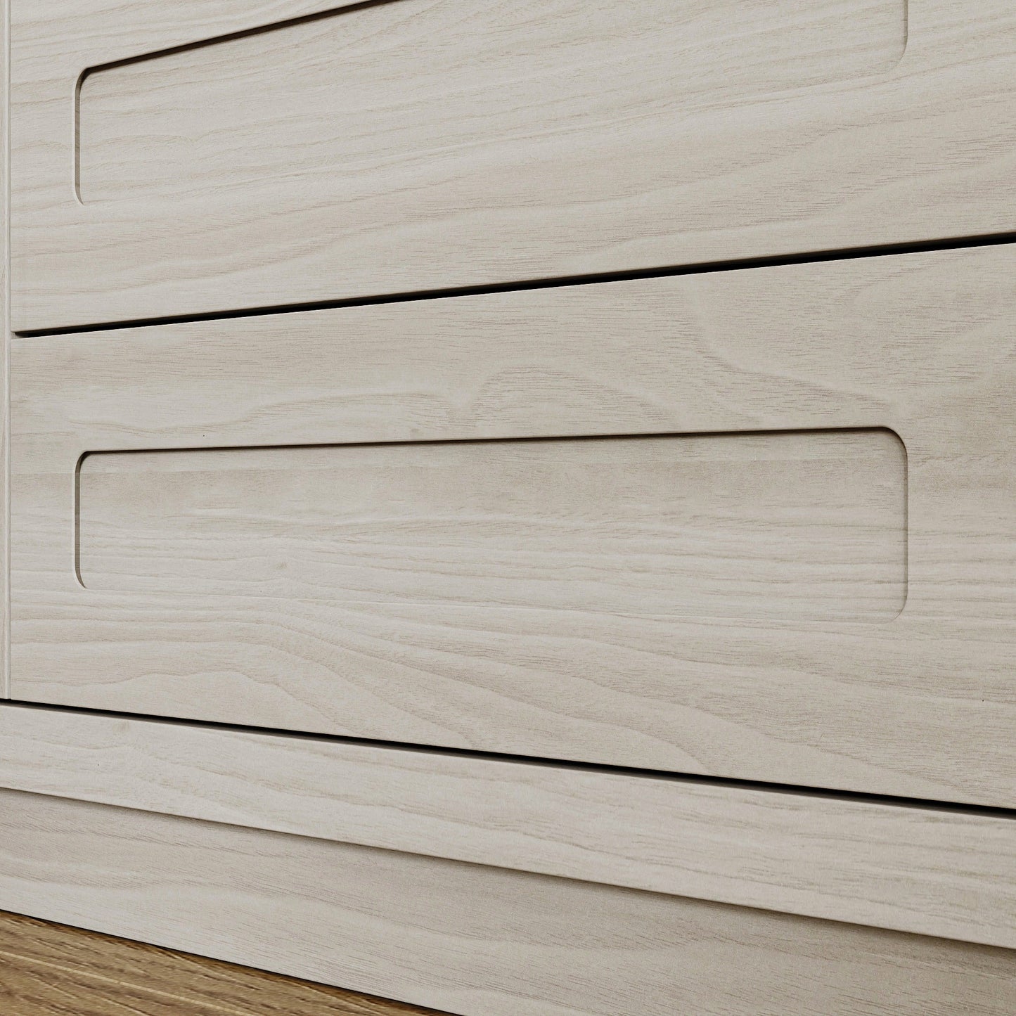 Meuble TV 4 tiroirs 67'' L Centre multimédia