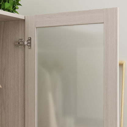 Armoire en bois massif et en panneaux de particules