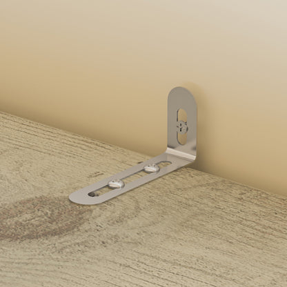 Grande armoire-penderie pour chambre à coucher, meuble de rangement à 4 portes et 5 tiroirs