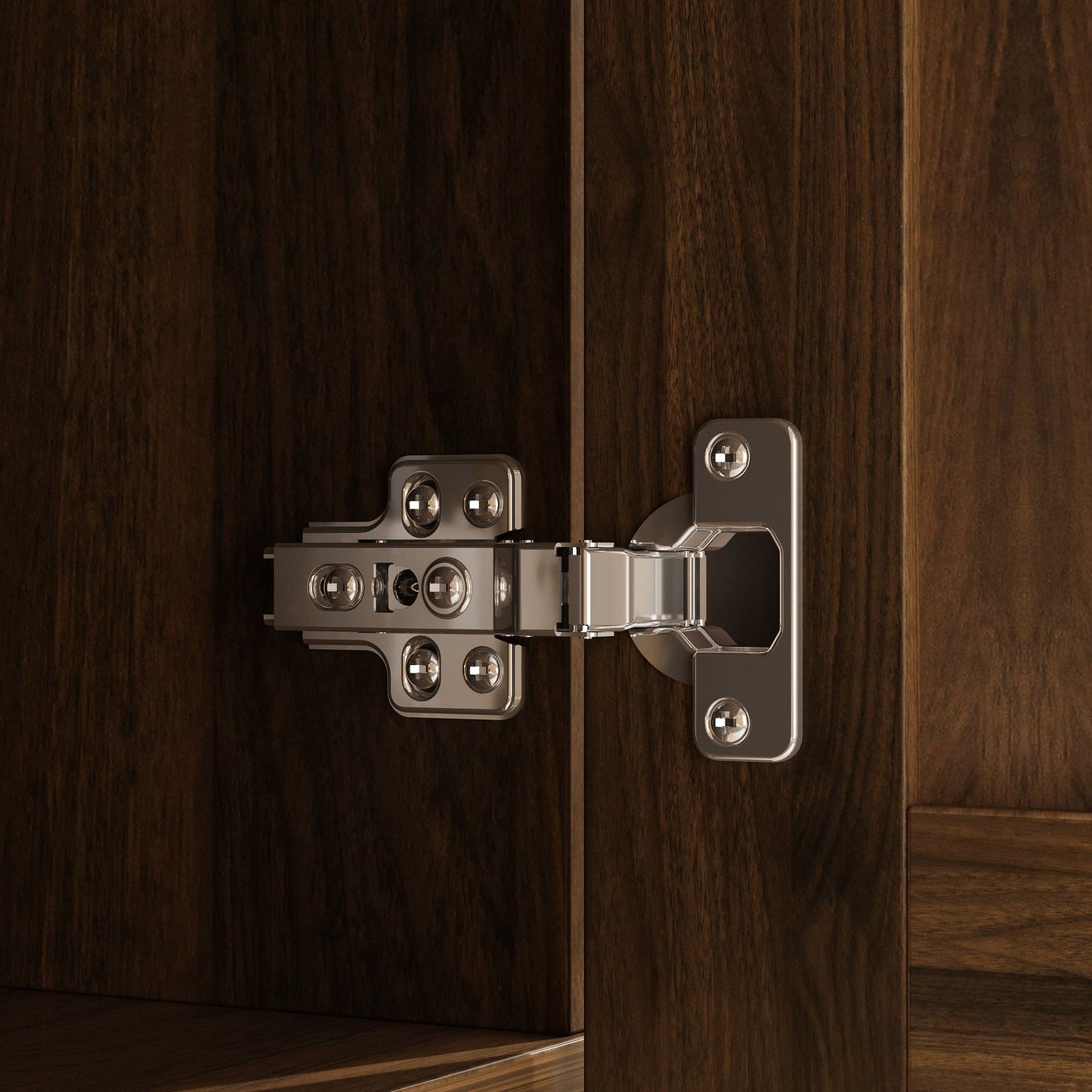 Îlot de cuisine en bois avec comptoir en placage de marbre et rangements