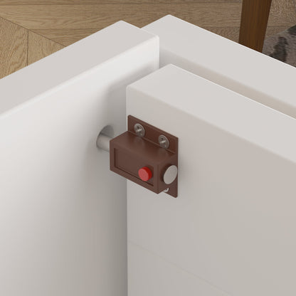 Lit pliant Detravious avec prises électriques