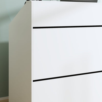 Bureau d'accueil de 47,2 pouces de large avec étagères ouvertes