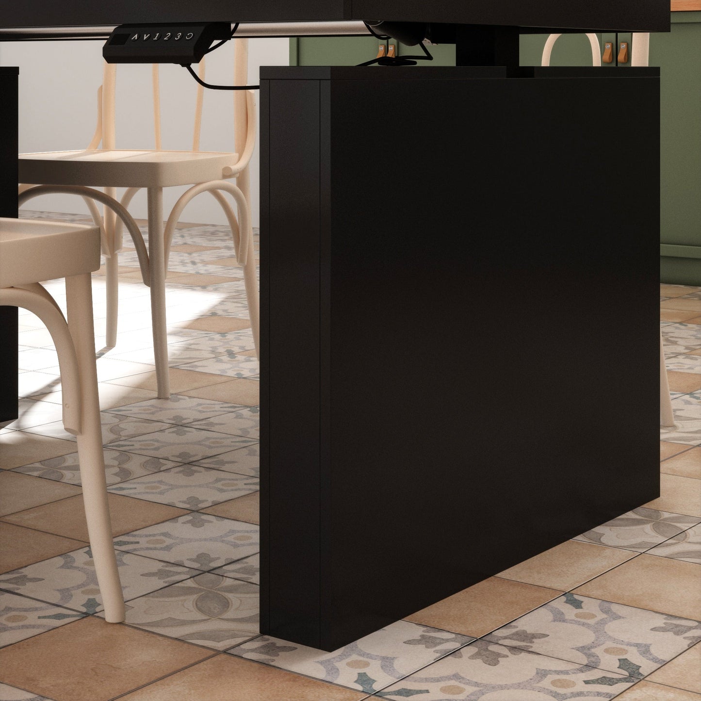 Îlot de cuisine relevable