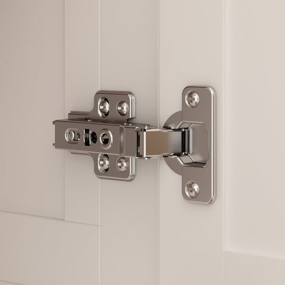 Armoire de rangement blanche pour chambre à coucher avec 3 tiroirs