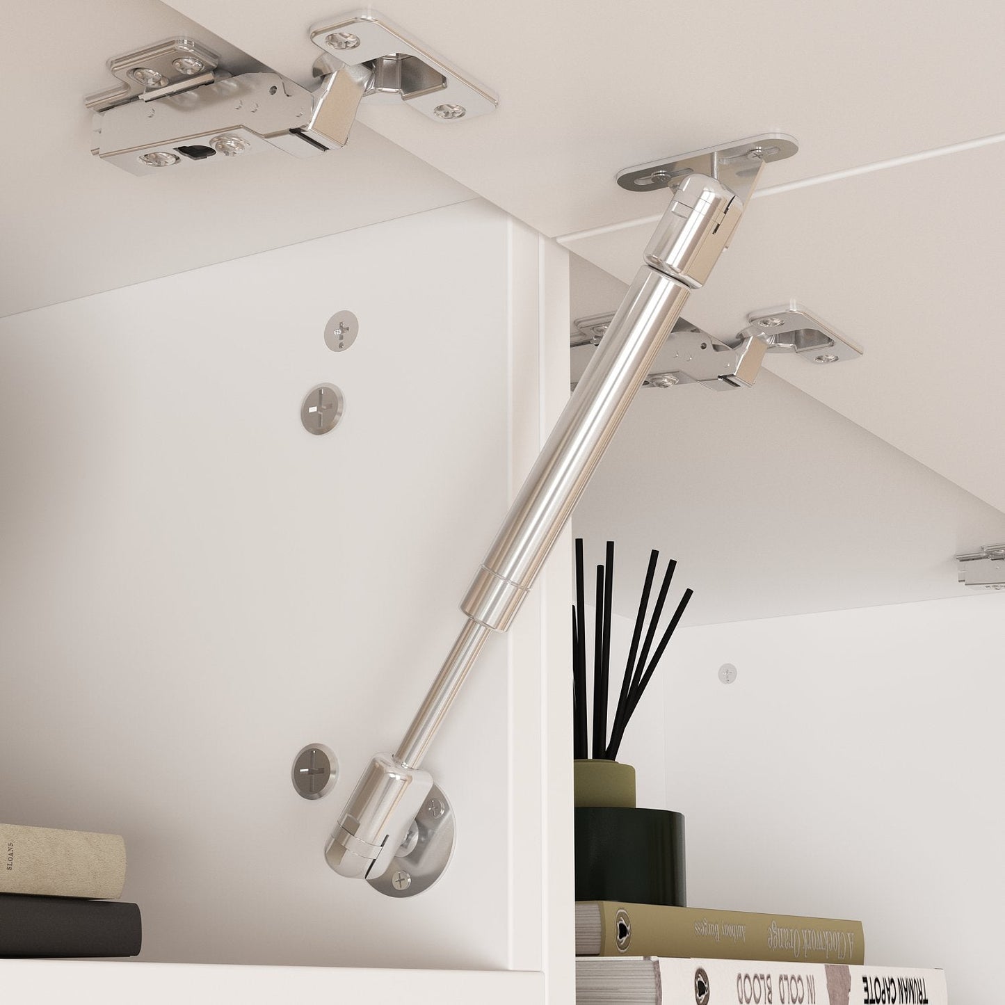 Centre multimédia avec un espace de rangement important