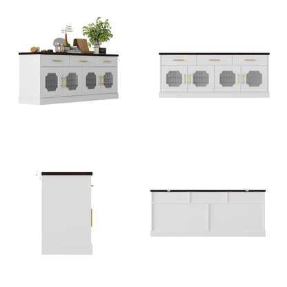 Buffet/meuble de rangement de 63 po de largeur