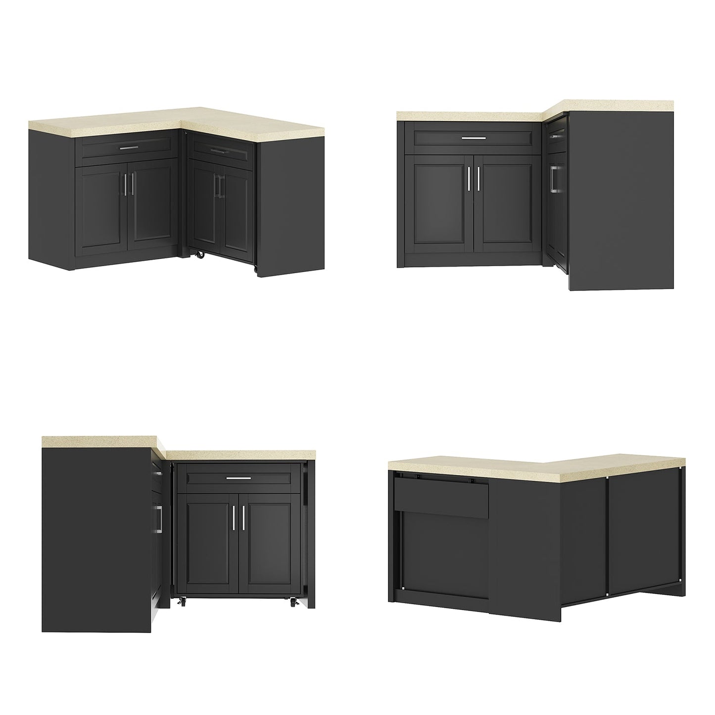 Îlot de cuisine d'angle 51W