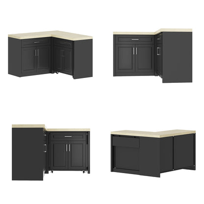 Îlot de cuisine d'angle 51W