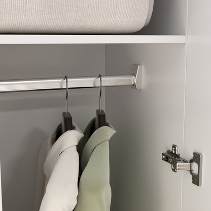 Armoire-penderie à 5 niveaux avec 2 portes