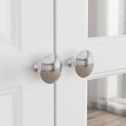 Grande armoire de rangement avec 3 portes et 5 tiroirs