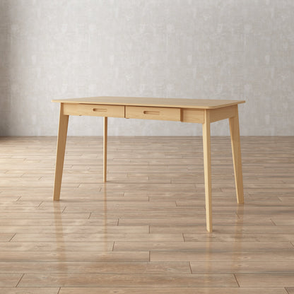 Bureau minimaliste en bois, large et robuste, 47,2 cm de large.