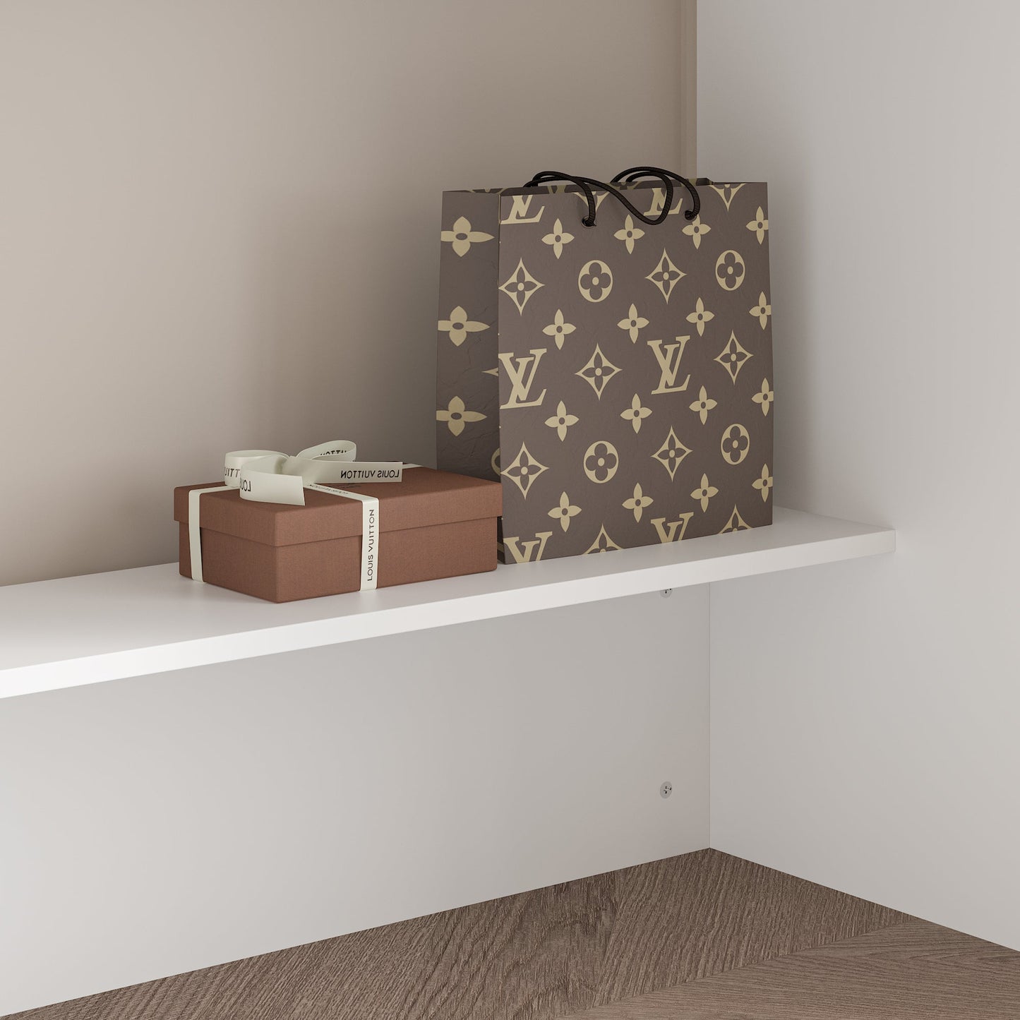 Bureau avec étagère