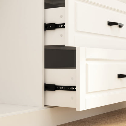 Grande vitrine d'angle avec étagère de rangement et bibliothèque combinées