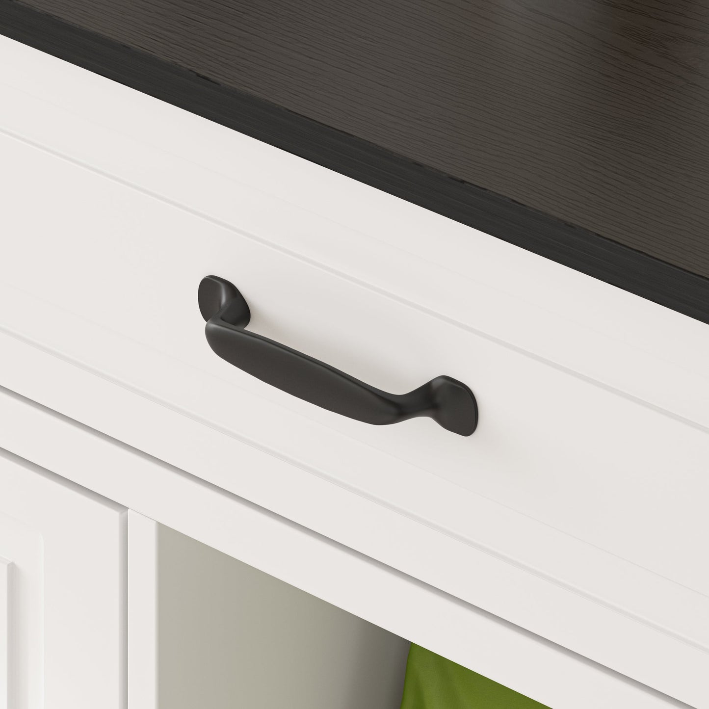 Cage pour chien à 6 tiroirs et 2 compartiments avec porte de style grange