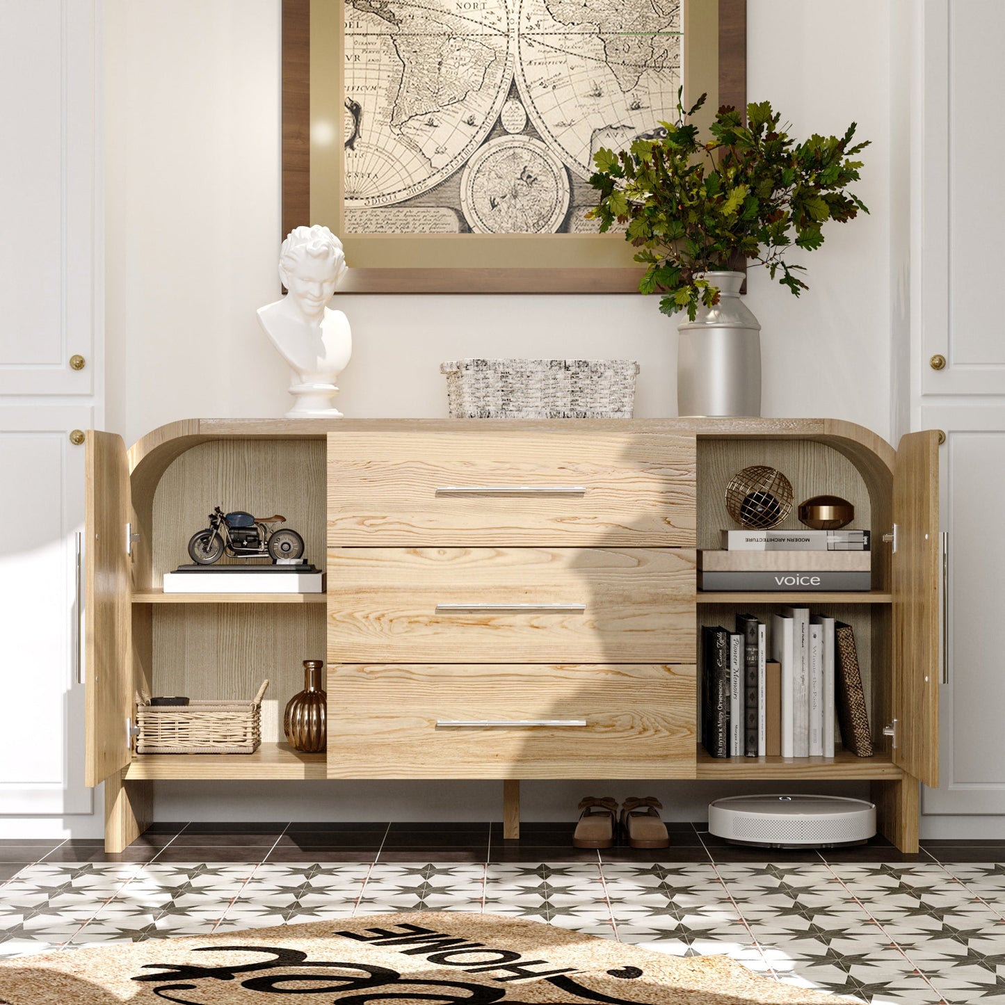 Buffet/meuble de rangement de 59 po de largeur