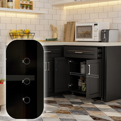 Îlot de cuisine d'angle 51W