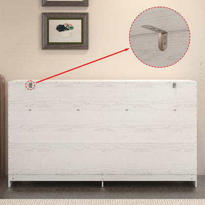 Commode à 9 tiroirs de style rustique