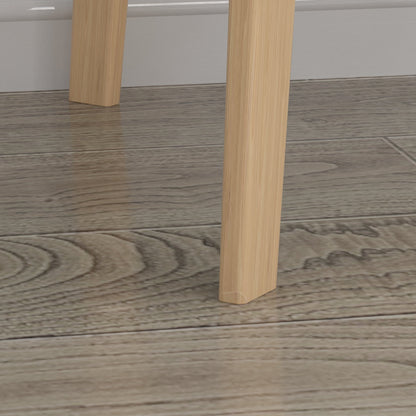 Bureau minimaliste en bois blanc, table d'étude pour bureau, 39,4 cm de large