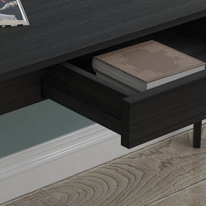 Bureau minimaliste en bois, large et robuste, 47,2 cm de large.