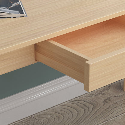 Bureau minimaliste en bois, large et robuste, 47,2 cm de large.