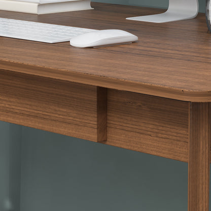 Bureau minimaliste en bois, large et robuste, 47,2 cm de large.