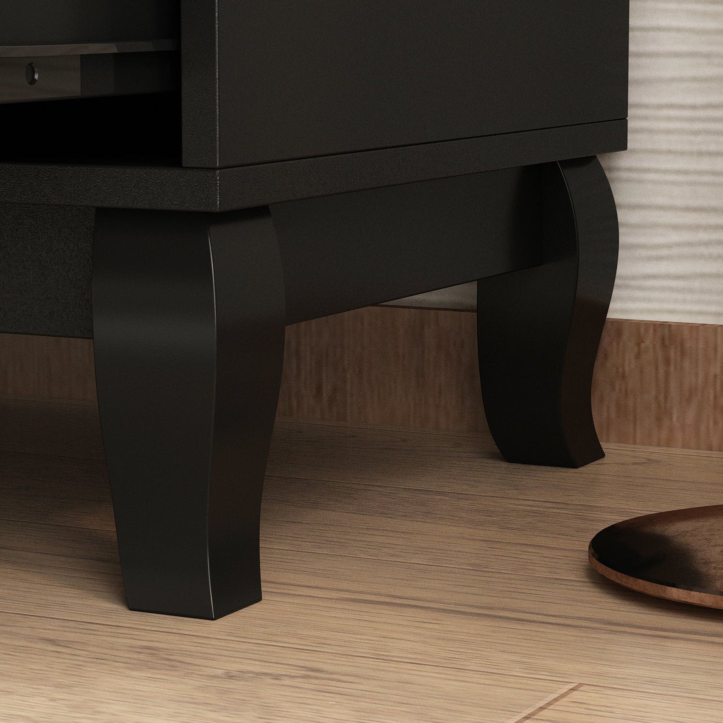 Commode double moderne blanche à 6 tiroirs pour entrée ou salon 