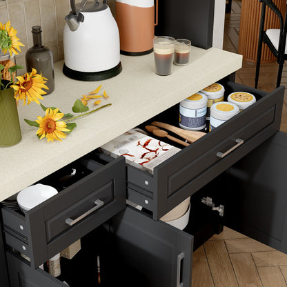 Buffet de cuisine de grande taille (47,6 po de largeur)