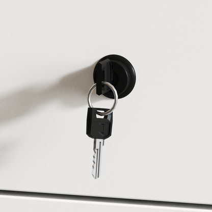 Armoire à bijoux à 1 tiroir et 3 portes avec plateau en verre trempé